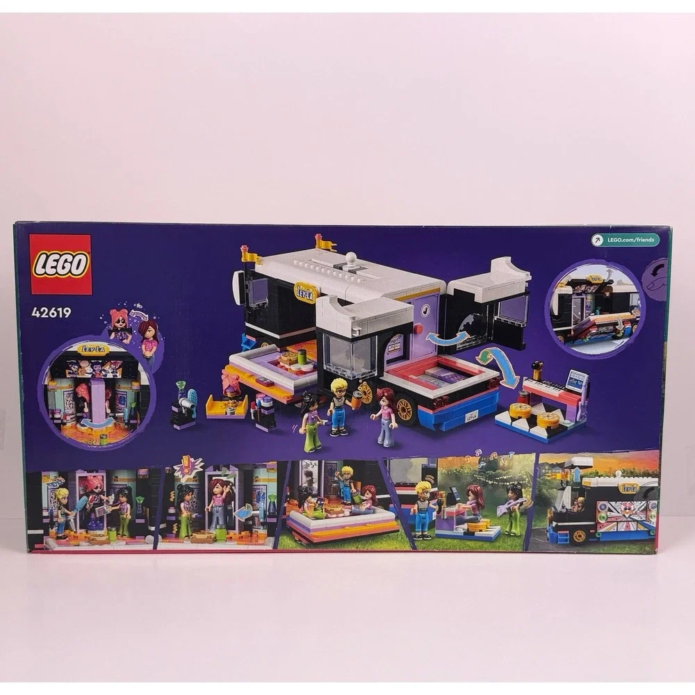 LEGO 42619 Friends Pop Star Music Tour Bus 42619 pcs/pzs New Sealed